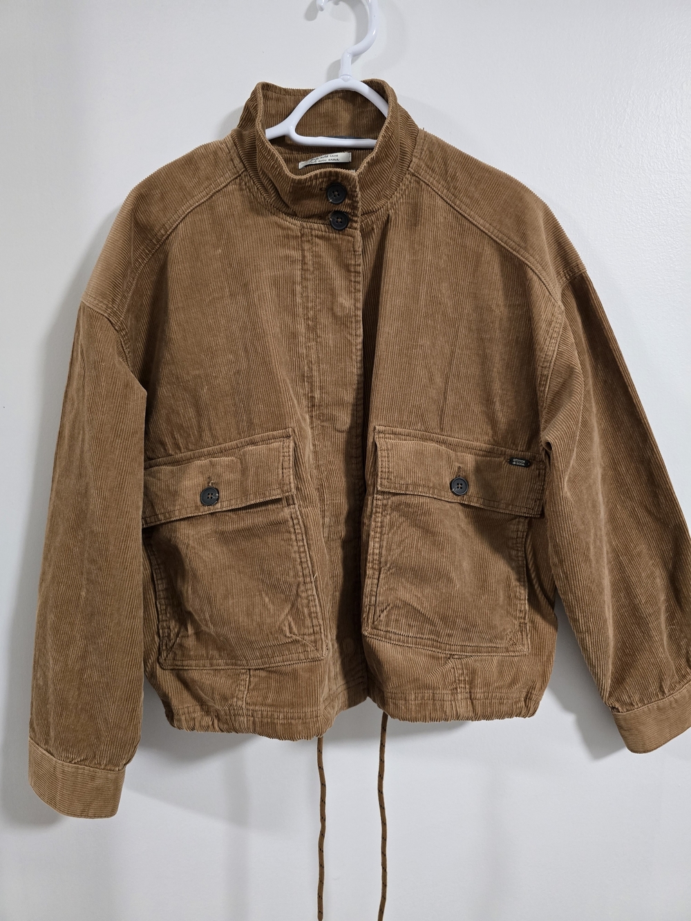 Scotch & Soda Camel Caramel Brown Corduroy Collar Jacket M